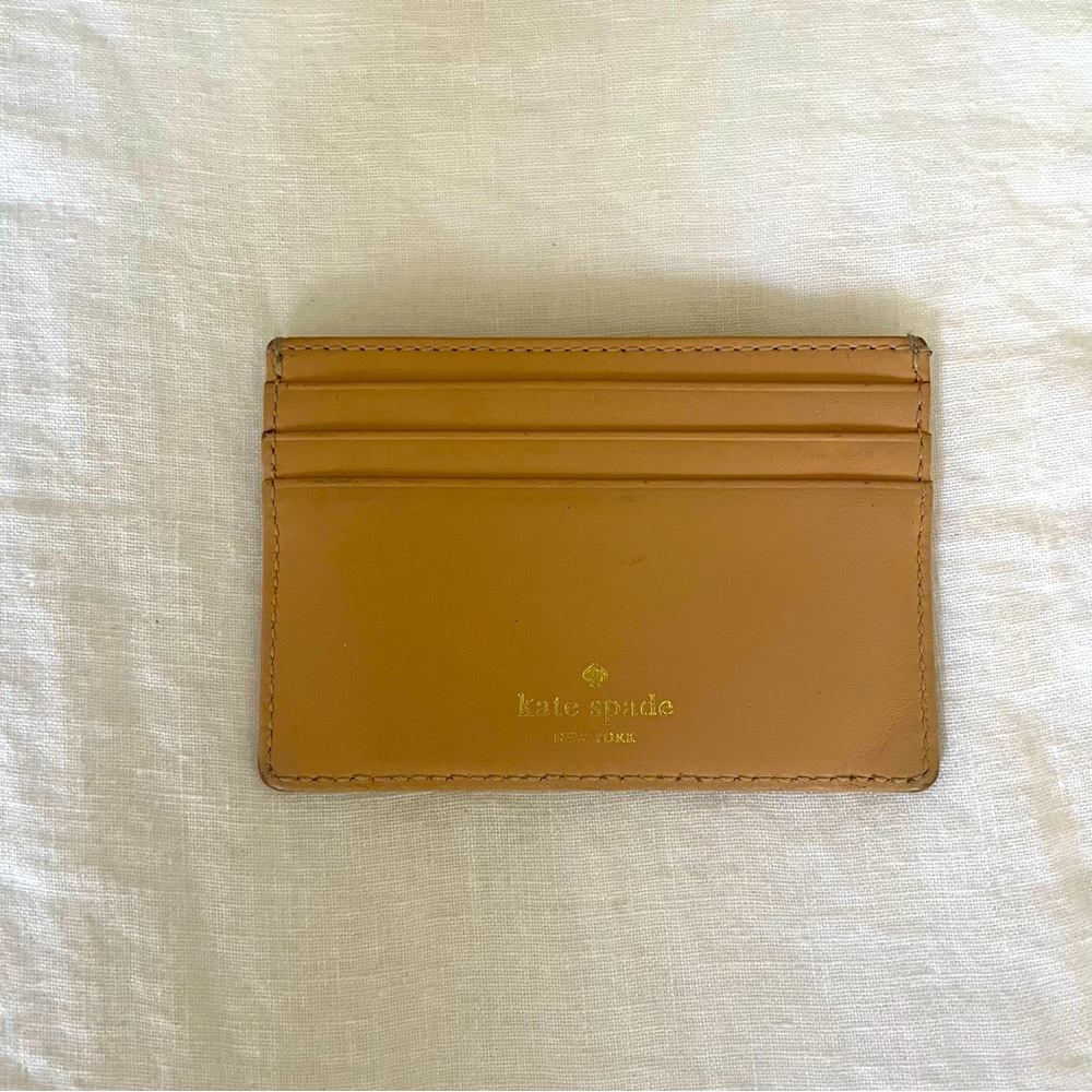 Kate Spade Wellesley Graham Card Holder in Yellow Lime - Picture 3 of 6